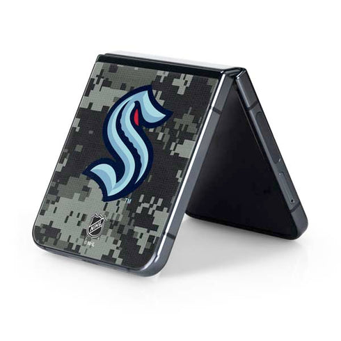 NHL Seattle Kraken Camo Galaxy Z Flip5 5G Skin