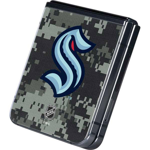 NHL Seattle Kraken Camo Galaxy Z Flip5 5G Skin