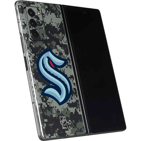 NHL Seattle Kraken Camo Galaxy Z Fold2 5G Skin