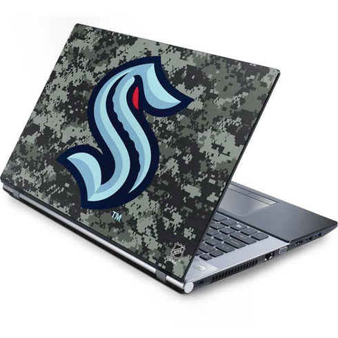 NHL Seattle Kraken Camo Generic Laptop Skin