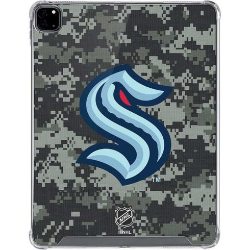NHL Seattle Kraken Camo iPad Pro 12.9in (2020) Clear Case