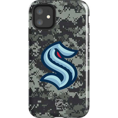 NHL Seattle Kraken Camo iPhone 11 Impact Case