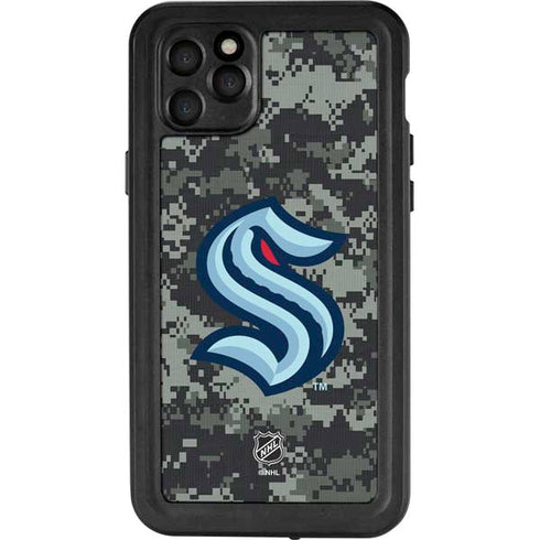NHL Seattle Kraken Camo iPhone 11 Pro Max Waterproof Case