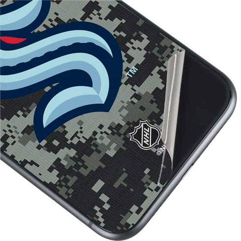 NHL Seattle Kraken Camo iPhone 11 Skin