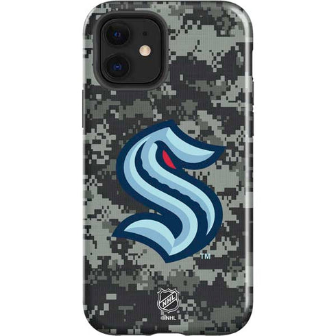 NHL Seattle Kraken Camo iPhone 12 Impact Case