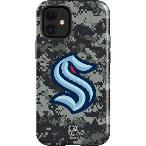 NHL Seattle Kraken Camo iPhone 12 Mini Impact Case