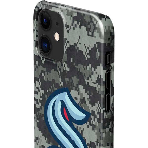 NHL Seattle Kraken Camo iPhone 12 Mini Lite Case
