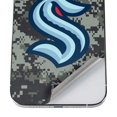 NHL Seattle Kraken Camo iPhone 12 Pro Max Skin