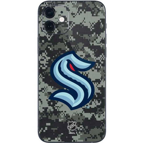 NHL Seattle Kraken Camo iPhone 12 Skin