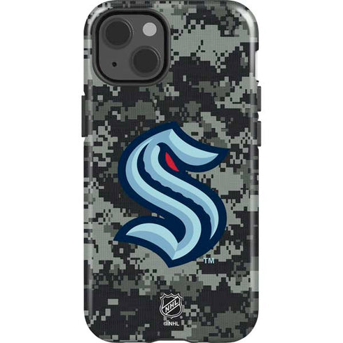 NHL Seattle Kraken Camo iPhone 13 Impact Case
