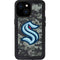 NHL Seattle Kraken Camo iPhone 13 Mini Waterproof Case
