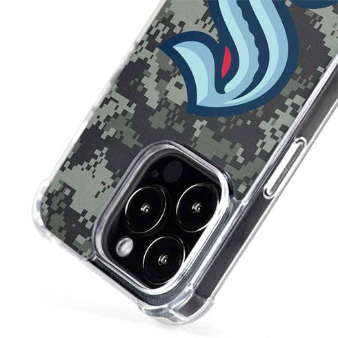 NHL Seattle Kraken Camo iPhone 15 Pro MagSafe Case