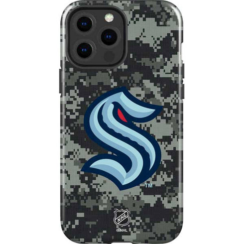 NHL Seattle Kraken Camo iPhone 15 Pro Max Impact Case