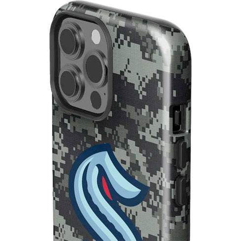 NHL Seattle Kraken Camo iPhone 15 Pro Max Impact Case