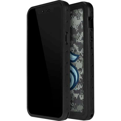 NHL Seattle Kraken Camo iPhone 14 Pro Max Waterproof Case