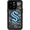 NHL Seattle Kraken Camo iPhone 14 Pro Waterproof Case