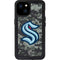 NHL Seattle Kraken Camo iPhone 15 Plus Waterproof Case