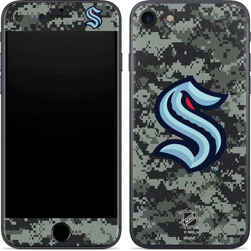 NHL Seattle Kraken Camo iPhone 7 Skin