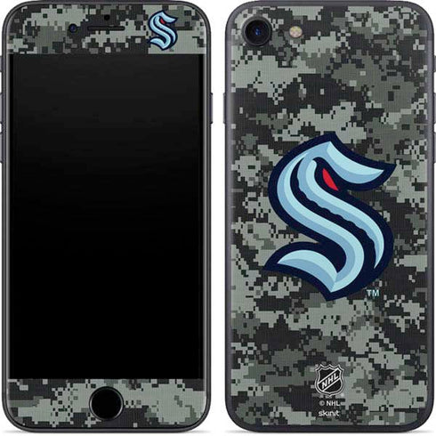 NHL Seattle Kraken Camo iPhone 8 Skin