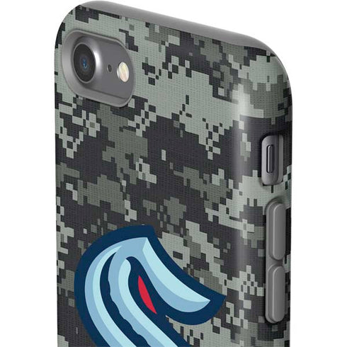 NHL Seattle Kraken Camo iPhone SE (2nd & 3rd Gen) Pro Case