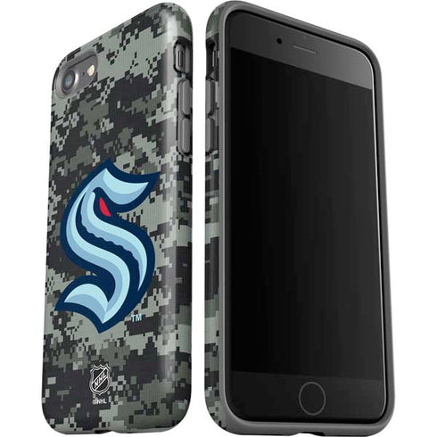 NHL Seattle Kraken Camo iPhone SE (2nd & 3rd Gen) Pro Case