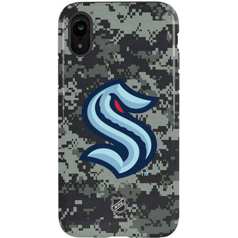 NHL Seattle Kraken Camo iPhone XR Pro Case
