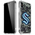 NHL Seattle Kraken Camo iPhone XS Max Clear Case