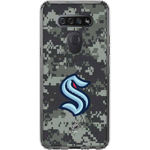 NHL Seattle Kraken Camo LG K51/Q51 Clear Case