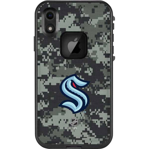 NHL Seattle Kraken Camo LifeProof Fre iPhone Skin