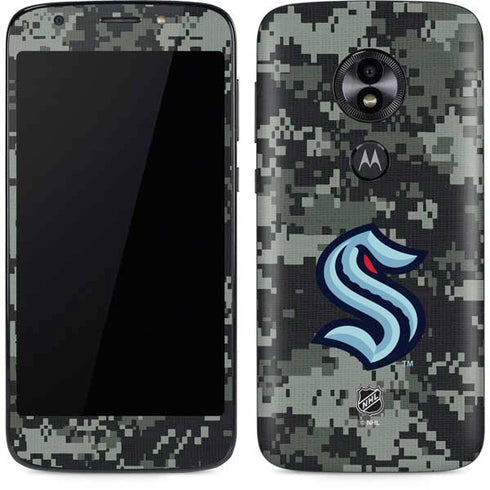 NHL Seattle Kraken Camo Moto E5 Play Skin