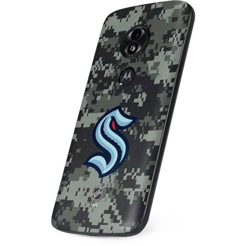 NHL Seattle Kraken Camo Moto E5 Play Skin