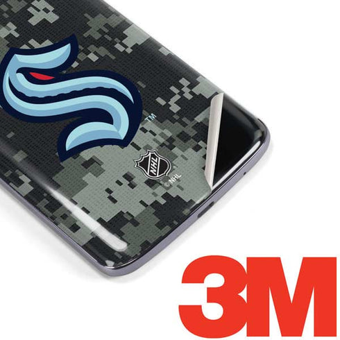 NHL Seattle Kraken Camo Moto E5 Plus Skin