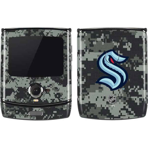 NHL Seattle Kraken Camo Motorola RAZR Skin