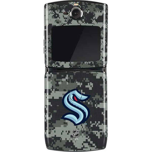 NHL Seattle Kraken Camo Motorola RAZR Skin