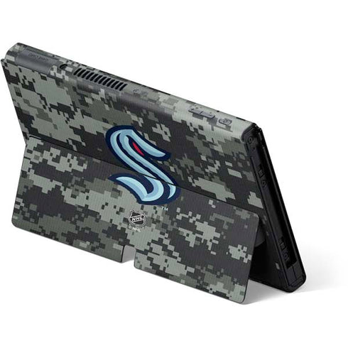 NHL Seattle Kraken Camo Nintendo Switch OLED (2021) Skin