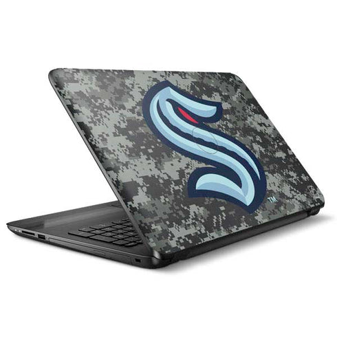 NHL Seattle Kraken Camo HP Notebook Skin