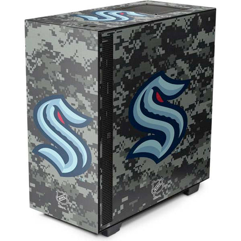 NHL Seattle Kraken Camo NZXT H510 Compact ATX Mid-Tower Case Skin