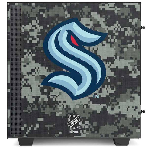 NHL Seattle Kraken Camo NZXT H510 Compact ATX Mid-Tower Case Skin