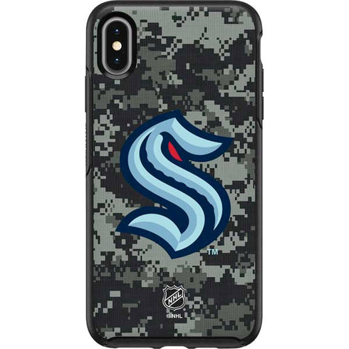 NHL Seattle Kraken Camo Otterbox Symmetry iPhone Skin