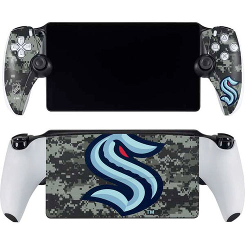 NHL Seattle Kraken Camo PlayStation Portal Remote Player Skin