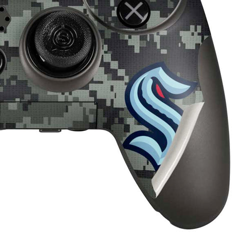NHL Seattle Kraken Camo PlayStation Scuf Vantage 2 Controller Skin