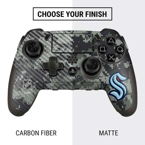 NHL Seattle Kraken Camo PlayStation Scuf Vantage 2 Controller Skin