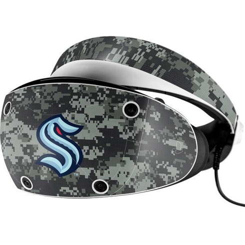 NHL Seattle Kraken Camo PlayStation VR2 Skin