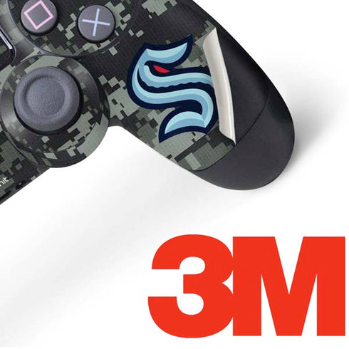 NHL Seattle Kraken Camo PS4 Controller Skin