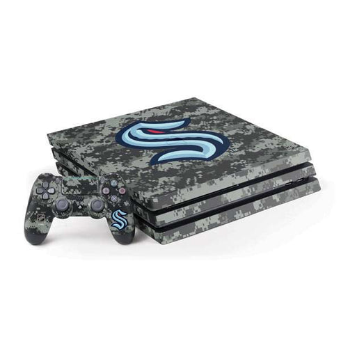 NHL Seattle Kraken Camo PS4 Pro Bundle Skin