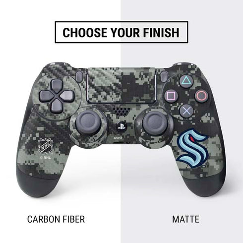 NHL Seattle Kraken Camo PS4 Pro/Slim Controller Skin