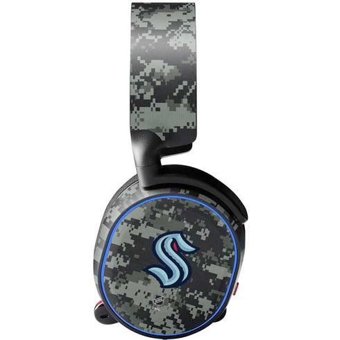 NHL Seattle Kraken Camo SteelSeries Arctis 3 Skin