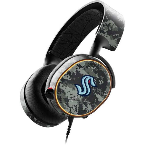 NHL Seattle Kraken Camo SteelSeries Arctis 5 Skin