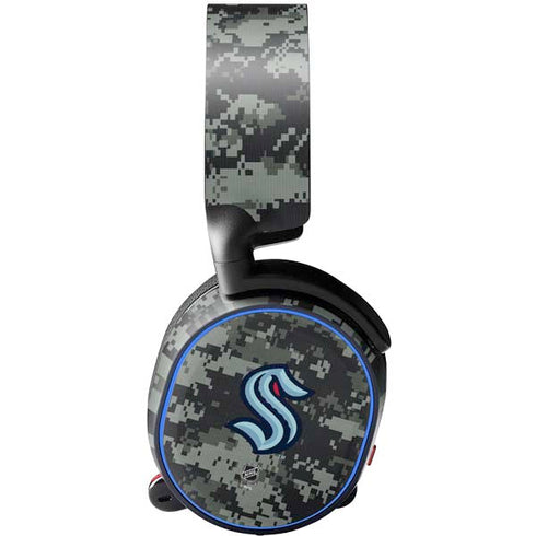 NHL Seattle Kraken Camo SteelSeries Arctis 5 Skin