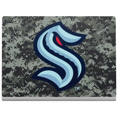 NHL Seattle Kraken Camo Surface Book 2 15in Skin